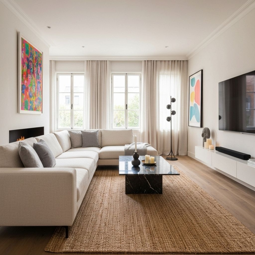 After staging - Modern Living Room