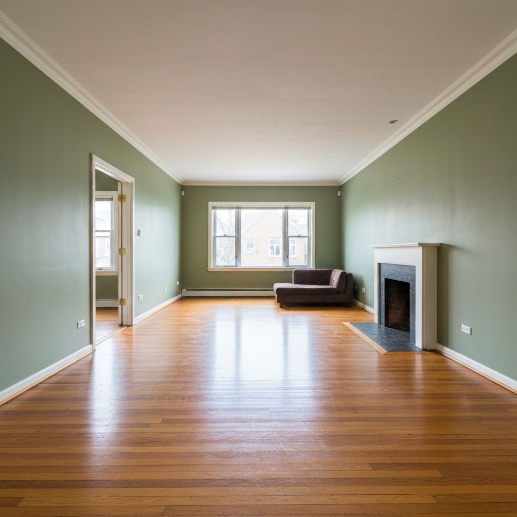 Before staging - Modern Living Room