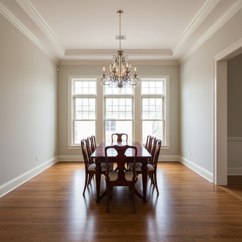 Before staging - Elegant Dining Room